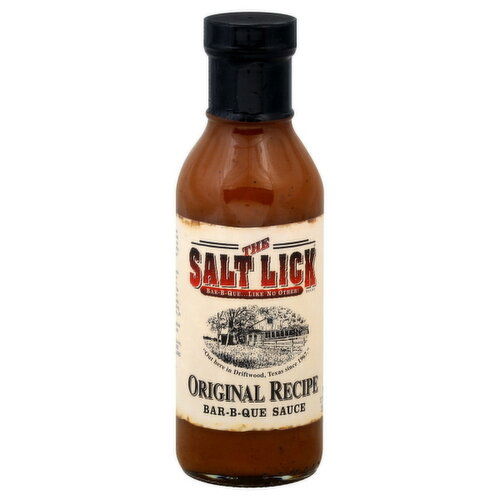 Salt Lick Bar-B-Que Sauce, Original Recipe