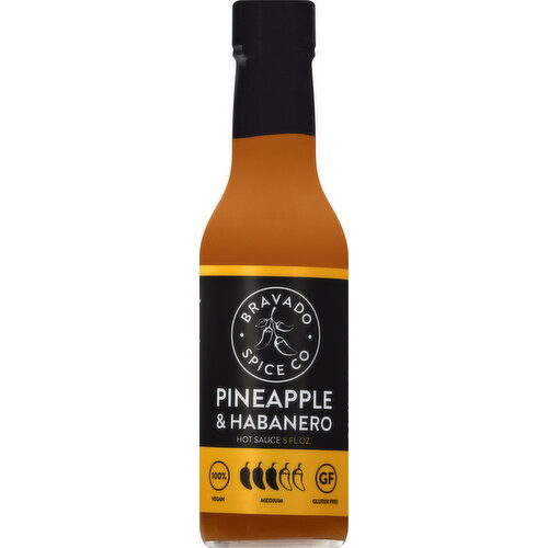 Bravado Spice Co. Hot Sauce, Pineapple & Habanero, Medium