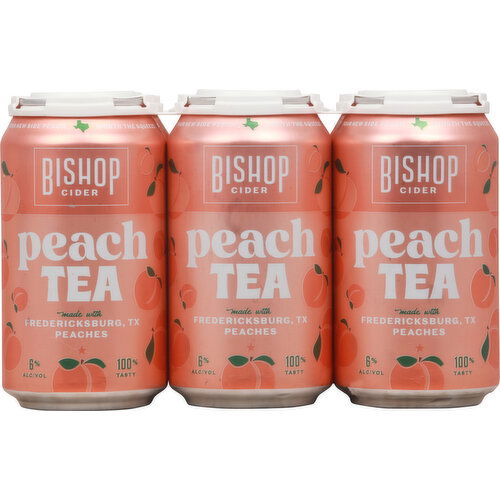 Bishop Cider Beer, Peach Tea