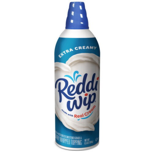 Reddi Wip Extra Creamy Whipped Topping Made with Real Cream