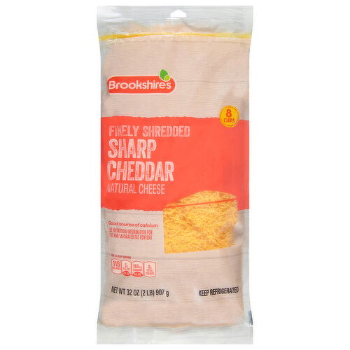 Brookshire's Finely Shredded Sharp Cheddar Cheese