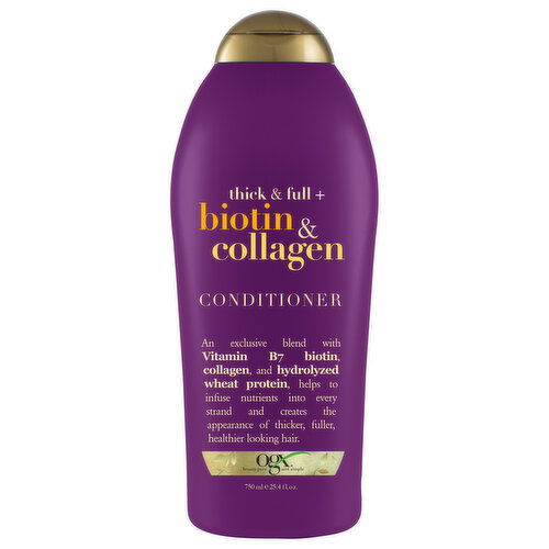 Ogx Conditioner, Thick & Full + Biotin & Collagen