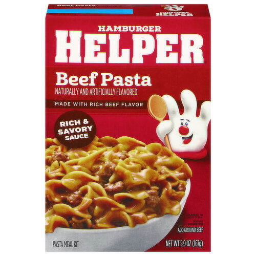 Hamburger Helper Beef Pasta, Rich Savory Sauce