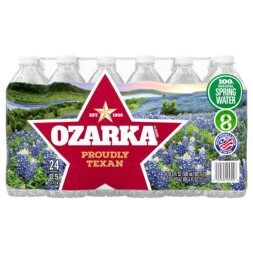 Ozarka Spring Water, 100% Natural