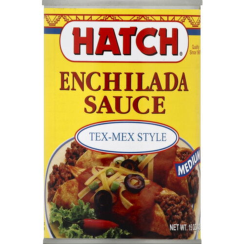 Hatch Enchilada Sauce, Tex-Mex Style, Medium