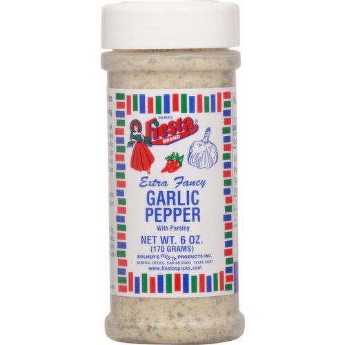 Fiesta Garlic Pepper with Parsley, Extra Fancy