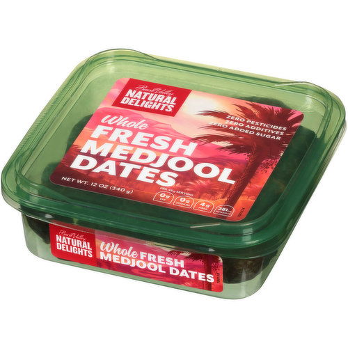 Bard Valley Natural Delights Whole Fresh Medjool Dates