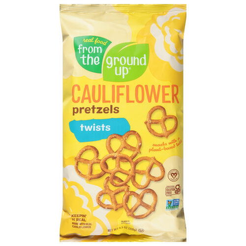 Real Food From the Ground Up Cauliflower Pretzels, Twists