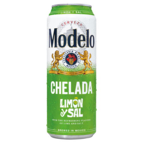 Modelo Beer, Limon Y Sal, Chelada