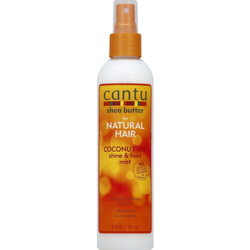 Cantu Shine & Hold Mist, Coconut Oil, for Natural Hair