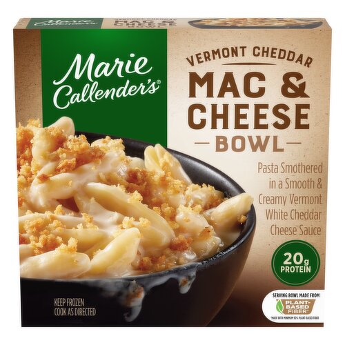 Marie Callender's Creamy Vermont Mac & Cheese Bowl Frozen Meal - 13 Ounce