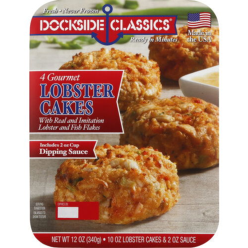 Dockside Classics Lobster Cakes, Gourmet