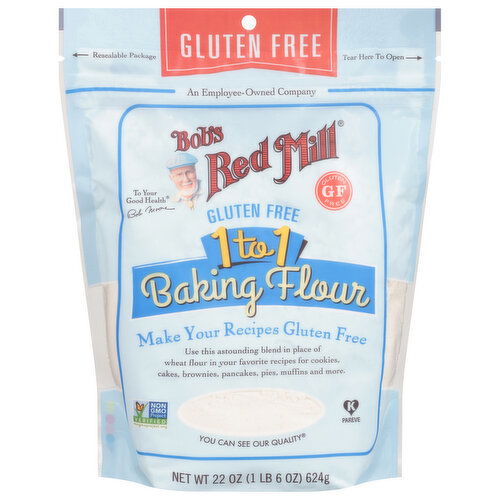 Bob's Red Mill Baking Flour, Gluten Free, 1 to 1