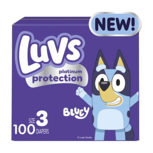 Luvs Platinum Protection Baby Diapers, Size 3