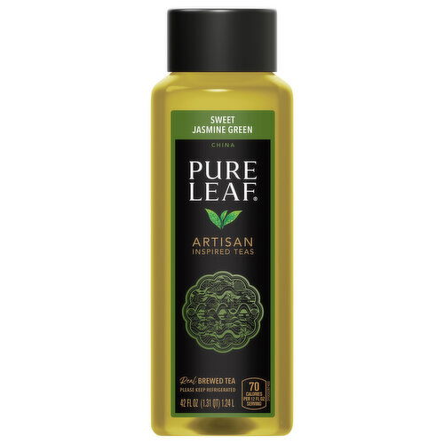 Pure Leaf Brewed Tea, Sweet Jasmine Green, Real