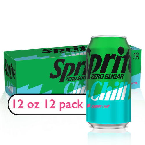 Sprite ® Chill Zero Sugar Cherry Lime