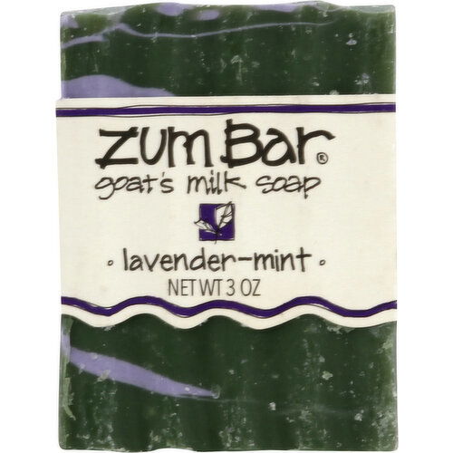 Zum Bar Soap, Goat's Milk, Lavender-Mint