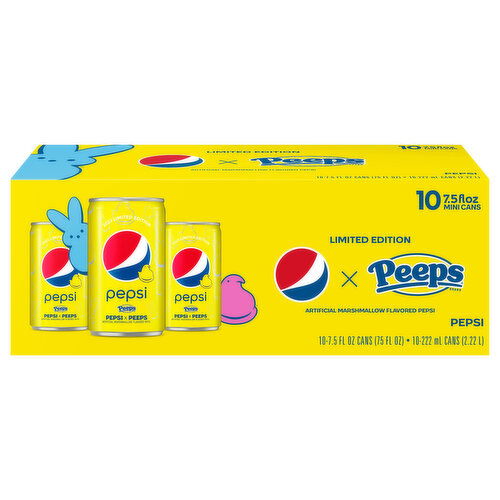 Pepsi Cola, Marshmallow Flavored, Mini Cans