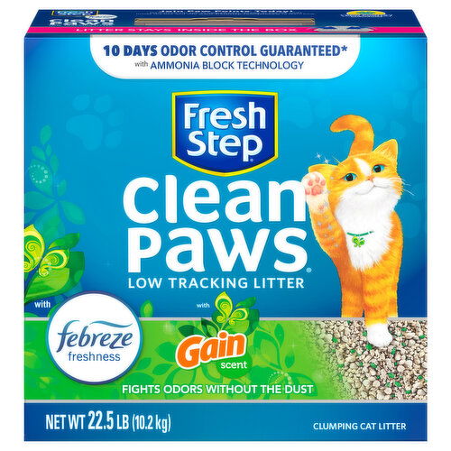 Fresh Step Clumping Cat Litter, with Gain Scent