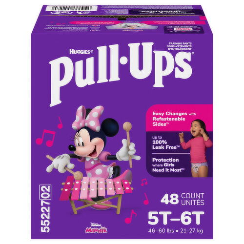 Pull-Ups Training Pants, Disney Junior Minnie, 5T-6T (46-60 lbs)