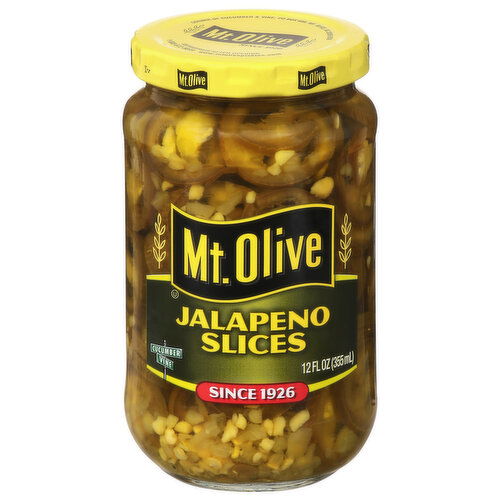 Mt. Olive Jalapeno Slices Pickles - 12 Fluid Ounce