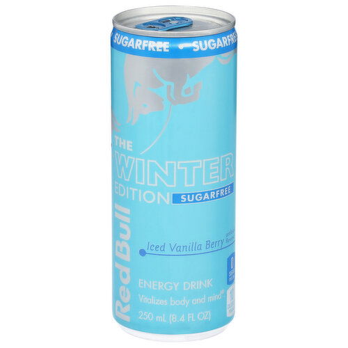 Red Bull Energy Drink, Sugarfree, Iced Vanilla Berry