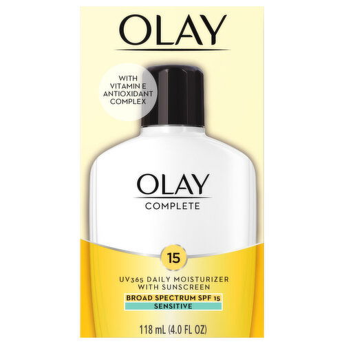 Olay Daily Moisturizer, Sensitive, Broad Spectrum SPF 15