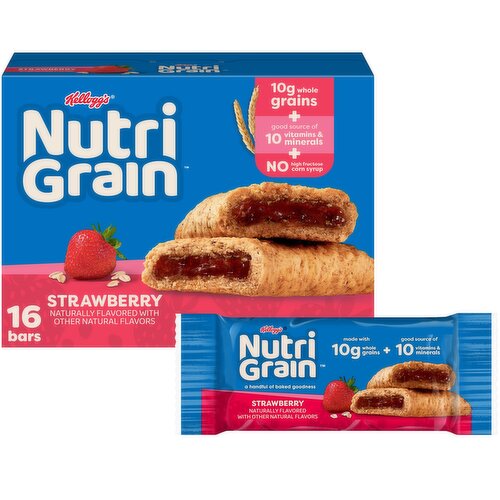 Nutri-Grain Soft Baked Breakfast Bars, Strawberry, Value Pack - 20.8 Ounce