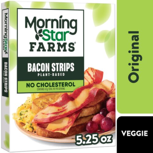 MorningStar Farms Plant Based Bacon Strips, Original