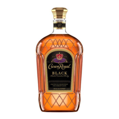 Crown Royal Black Canadian Whisky, 1.75 L    