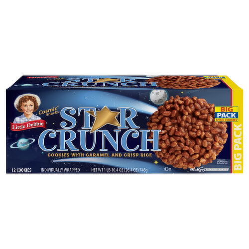 Little Debbie Cookies, Star Crunch, Big Pack