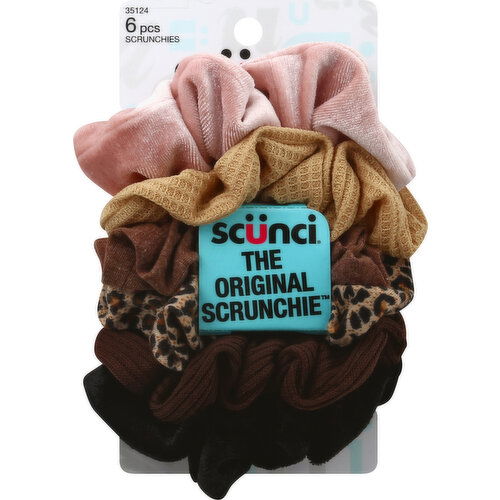 Scunci Scrunchies - 6 Each