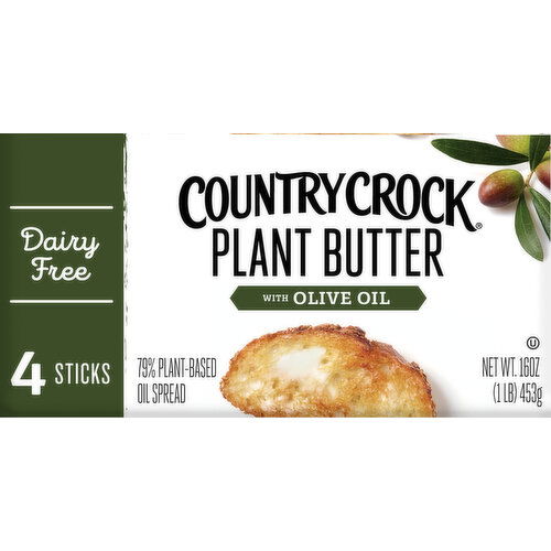 Country Crock Plant Butter, Dairy Free, with Olive Oil