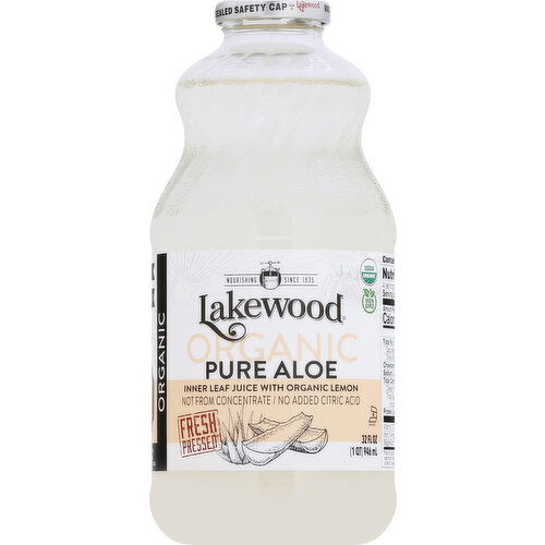 Lakewood Juice, Organic, Pure Aloe