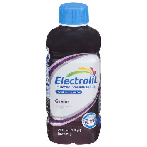 Electrolit Electrolyte Beverage, Grape, Premium Hydration