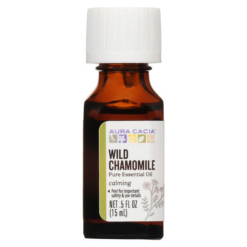 Aura Cacia Pure Essential Oil, Calming, Wild Chamomile