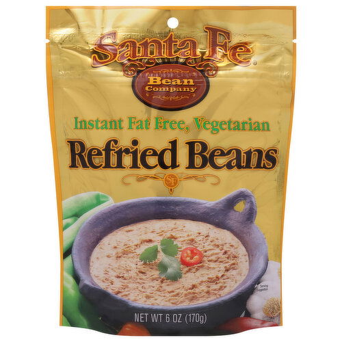 Santa Fe Refried Beans, Instant Fat Free, Vegetarian