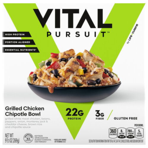 Vital Pursuit Chicken Chipotle Bowl, Grilled