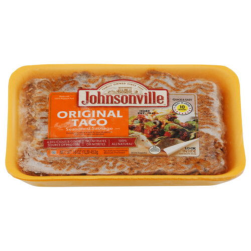 Johnsonville Seasoned Sausage, Original Taco