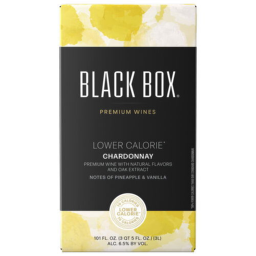 Black Box Lower Calorie Chardonnay White Wine 3L