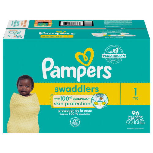 Pampers Diapers, 1 (8-14 lb)