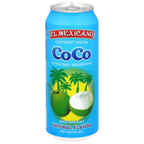 El Mexicano Coconut Water, Natural Flavor, Coco