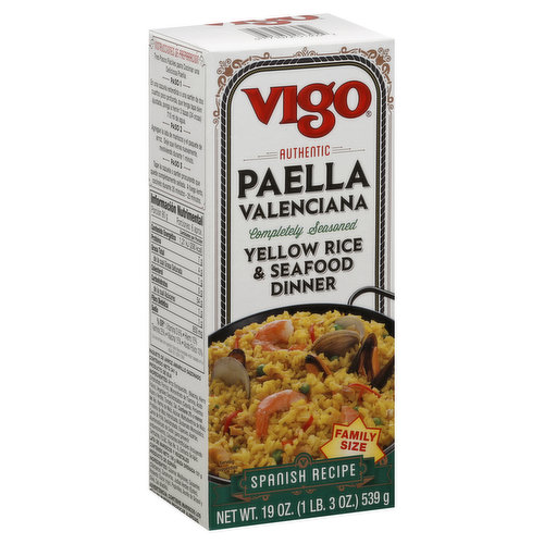 Vigo Yellow Rice & Seafood Dinner, Family Size