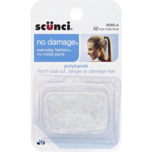Scunci Poly Bands - 52 Each