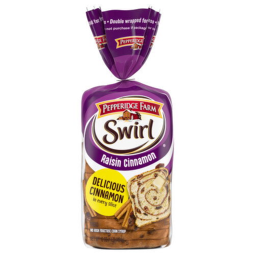 Pepperidge Farm Bread, Raisin Cinnamon