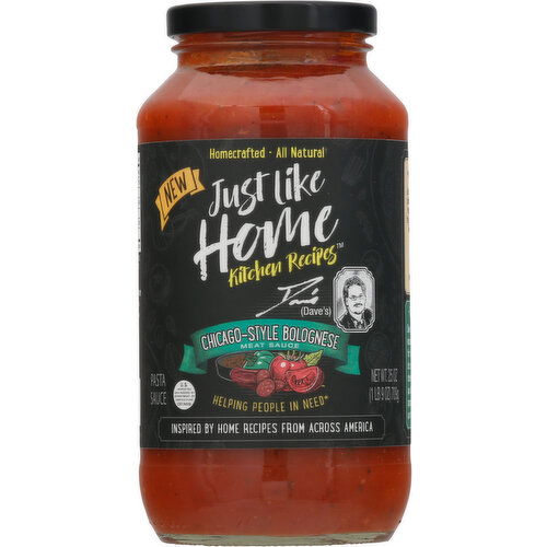 Just Like Home Kitchen Recipes Pasta Sauce, Chicago-Style Bolognese