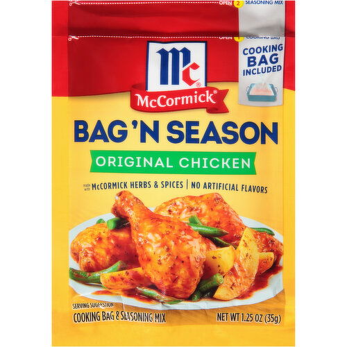 McCormick Bag 'n Season, Original Chicken Cooking & Seasoning Mix