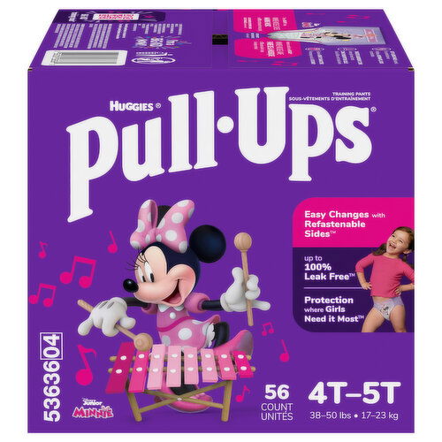 Pull-Ups Training Pants, Disney Junior Minnie, 4T-5T (38-50 lbs)