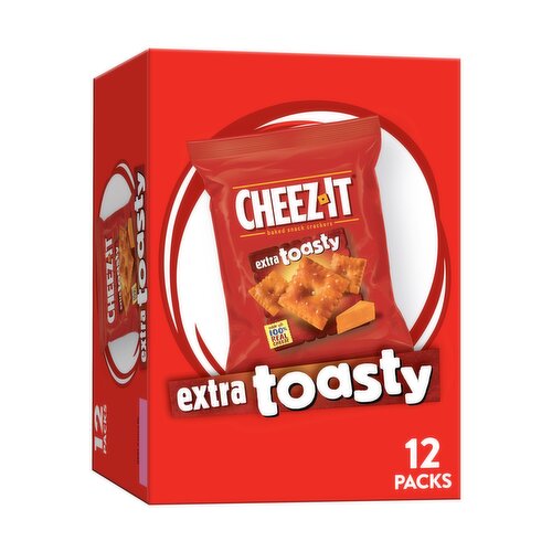 Cheez-It Cheese Crackers, Extra Toasty - 12 Ounce