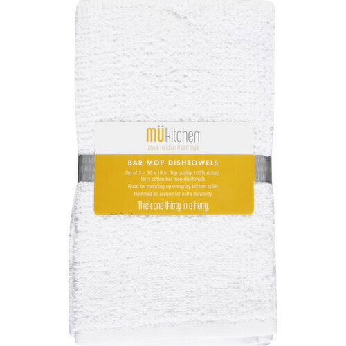 MUkitchen Dishtowels, Bar Mop